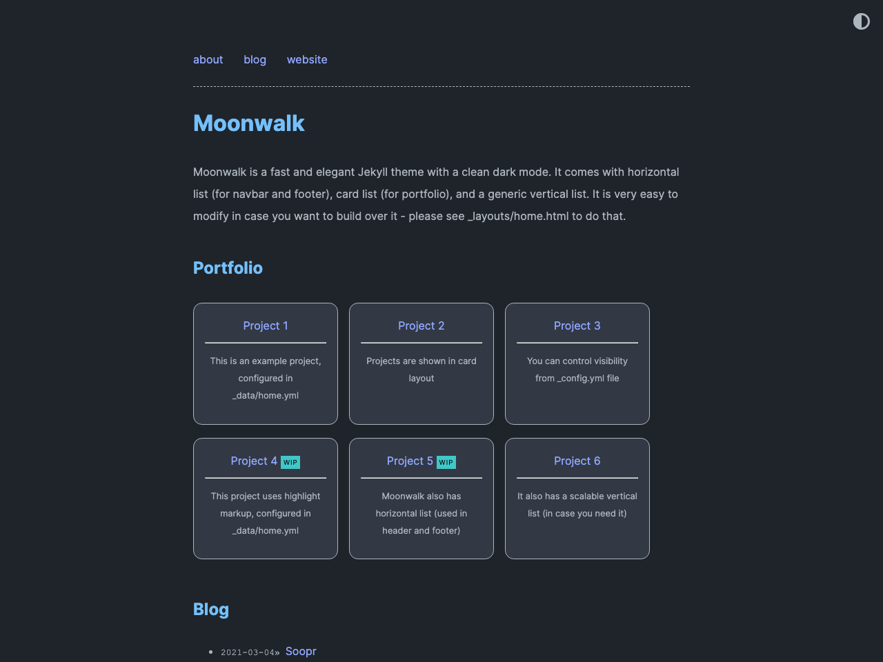 Moonwalk screenshot