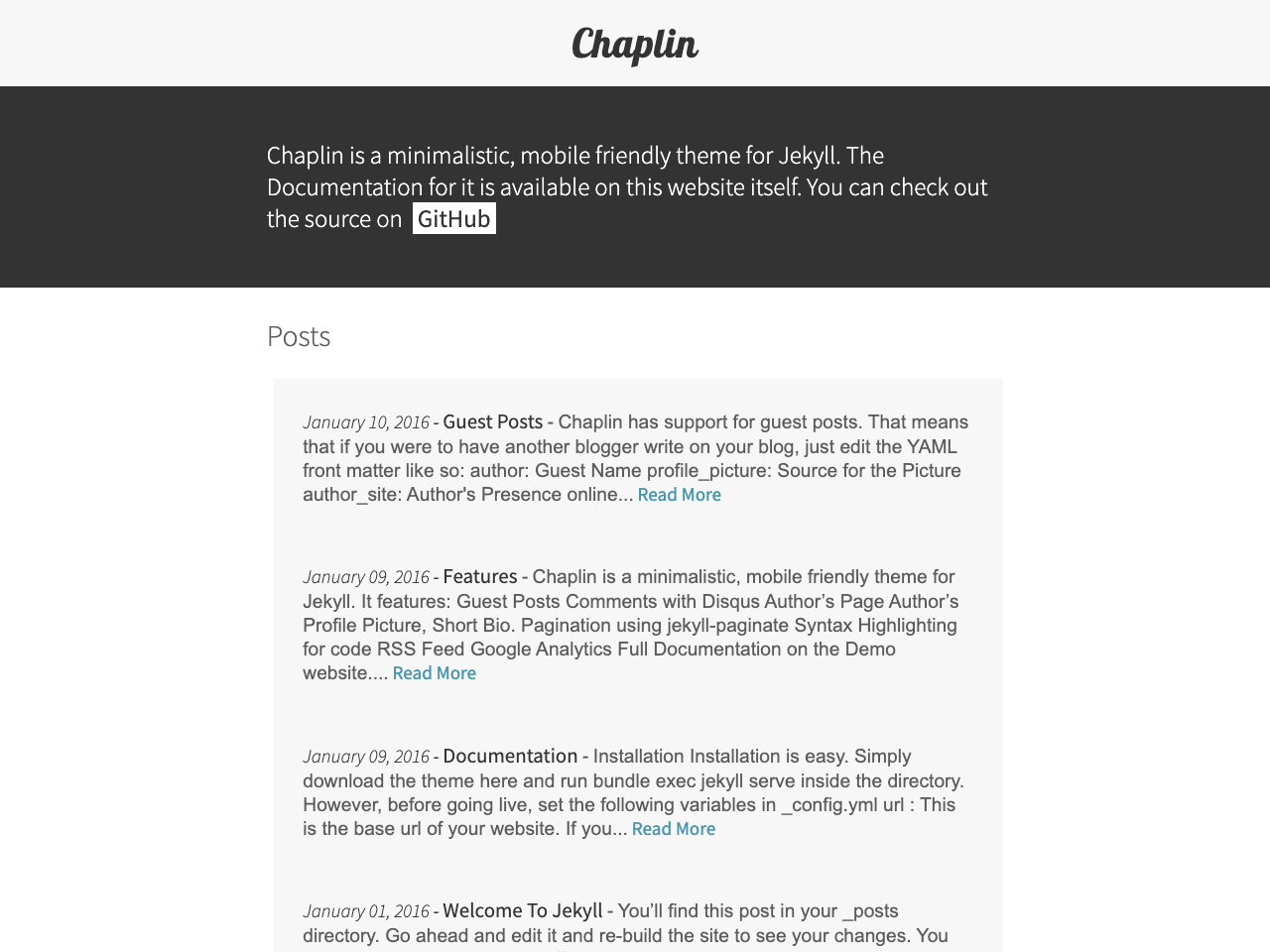 Chaplin screenshot