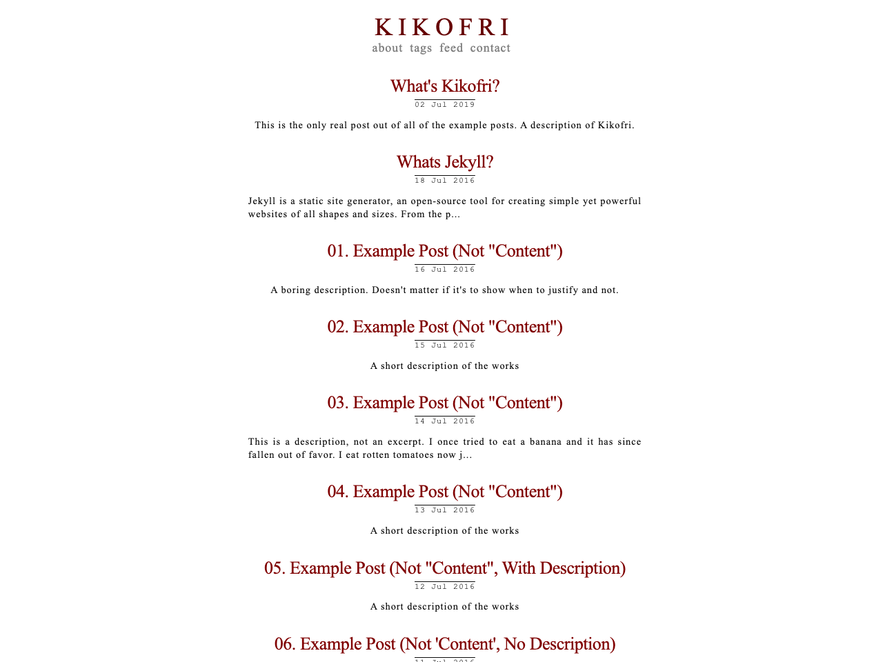 Kikofri  screenshot